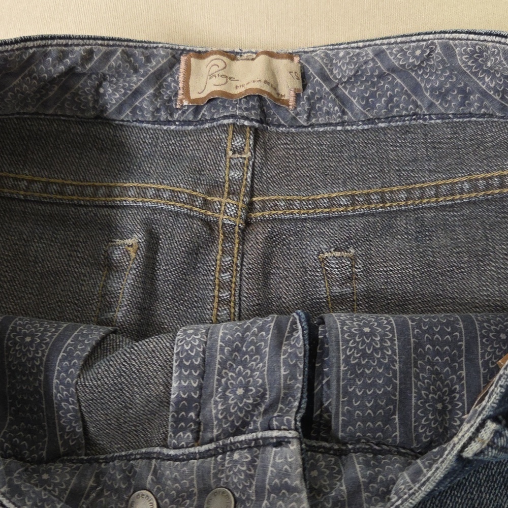 PAIGE Women's Dark Blue Denim Skirt Size 27 - Picture 5 of 7